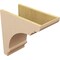 Ekena Millwork 10"W x 20"D x 20"H Classic Hughes Rough Cedar Woodgrain TimberThane Corbel, Primed Tan CORUR10X20X20HUGRCPR - alternate 2